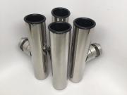 4 PCS DURABLE STAINLESS STEEL 316 CLAMP-ON ROD HOLDERS
